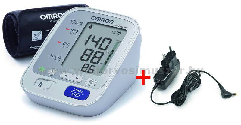 Vérnyomásmérő digitális OMRON M 3 Comf. automata+adapt
